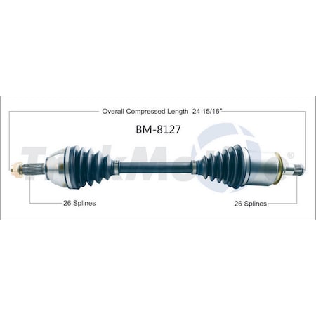Surtrack Axle Cv Axle Shaft, Bm-8127 BM-8127